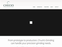 Tablet Screenshot of chucksgrinding.com